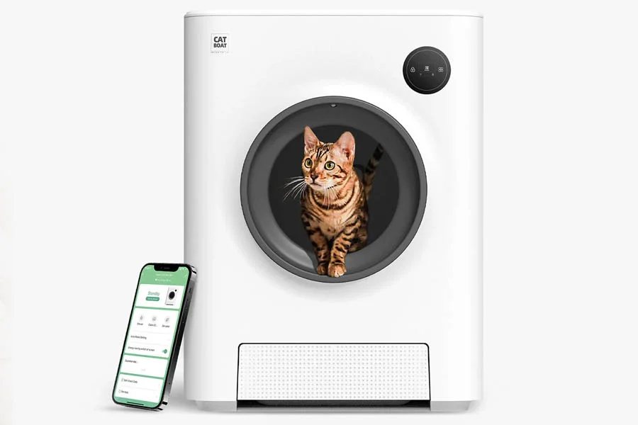 auto cleaning cat box